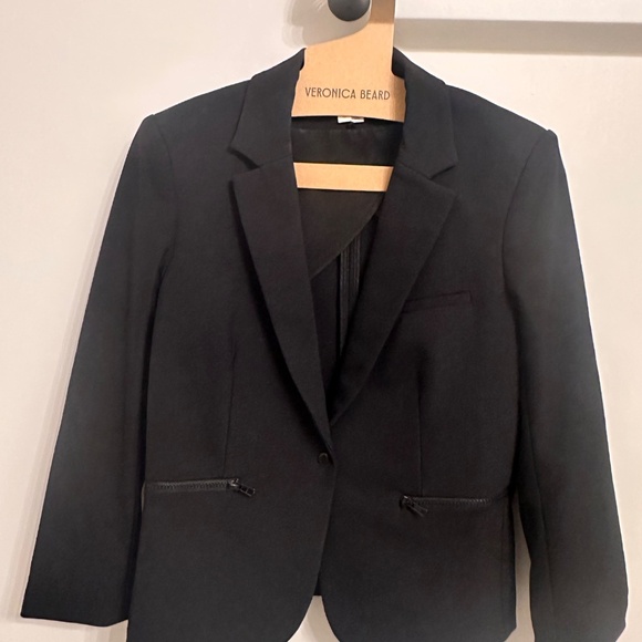 Veronica Beard Black Scuba Dickey Jacket – Size 10 - Picture 2 of 3